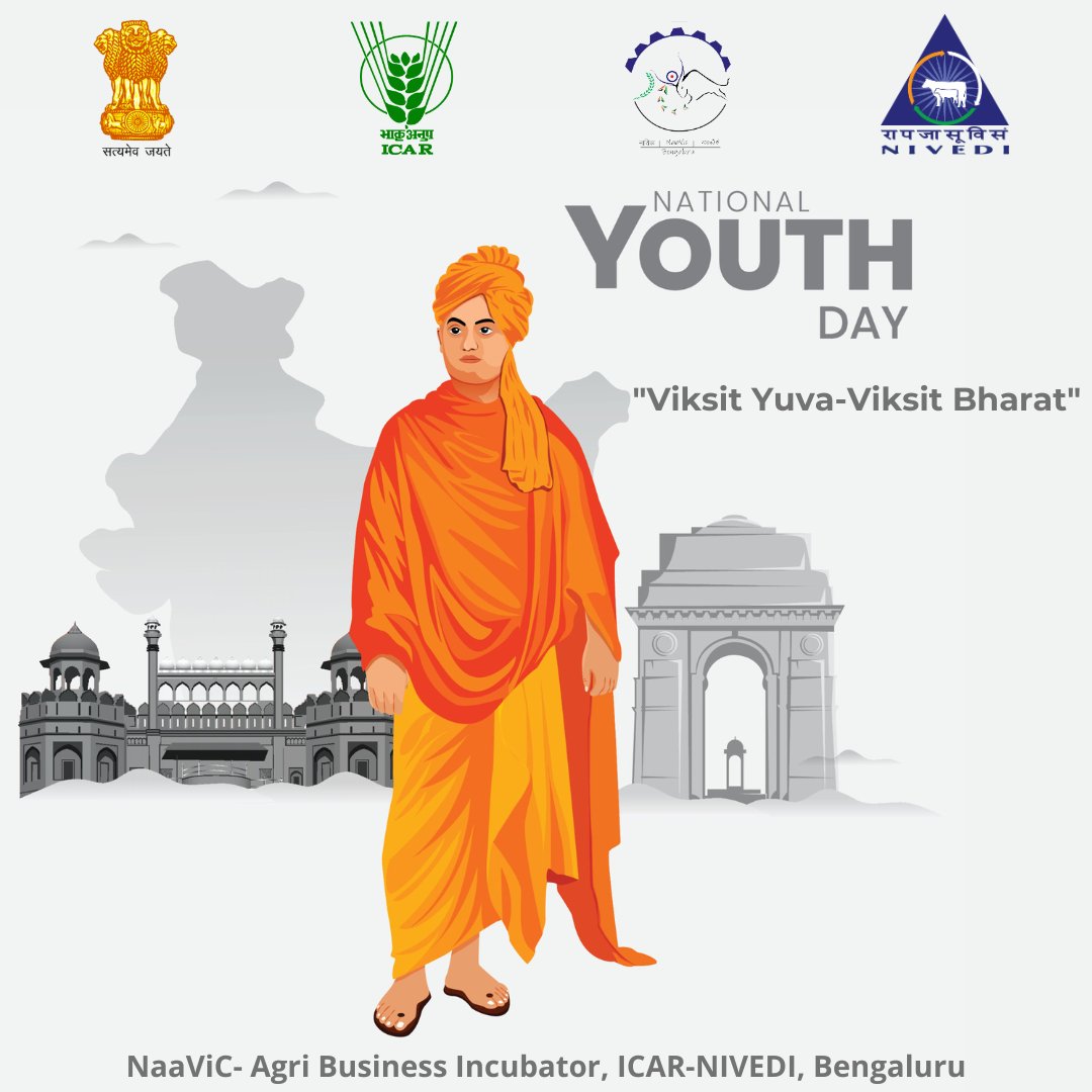 “Arise! awake and stop not until the goal is reached. Wishing you Happy National Youth Day on the occasion of Swami Vivekananda Birthday.”

"Viksit Yuva-Viksit Bharat"
.
.
.
.
#youthday2023 #yuva #bharat