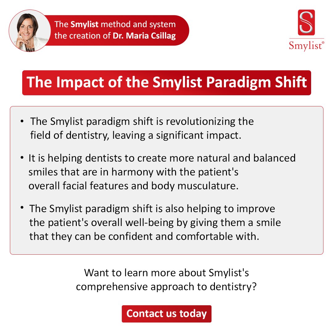 AjayKakar's tweet photo. The Smylist paradigm shift is a new approach to dentistry that is focused on creating natural, balanced smiles that are in harmony with the patient's overall facial features and body function. https://t.co/SVLtXGpoZe