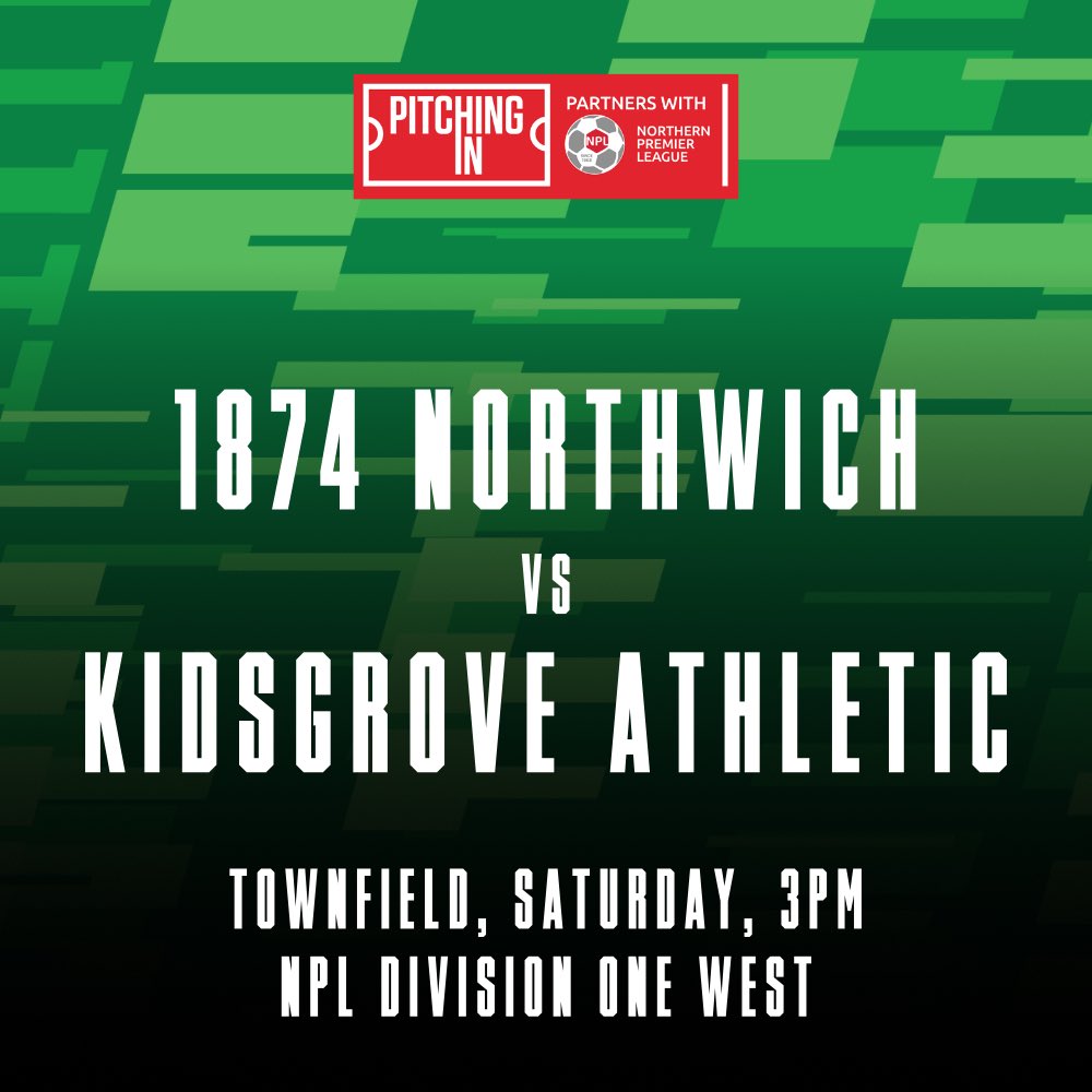 1874Northwich's tweet photo. MATCH DAY #GREENS 🟢🟢🟢 https://t.co/GwmwPniLrQ