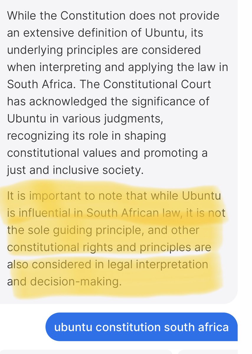 CyberAfrica's tweet photo. @ThuliMadonsela3 #Ubuntu has crept in the #SouthAfrican #Constitution 4 #Croynism https://t.co/UVv2BkuFKW
