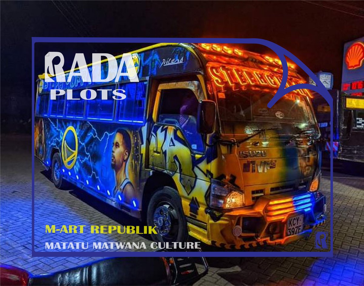 RadaMagazine's tweet photo. DISCOVER | EXPLORE | EXPERIENCE RADA PLOTS: THE MATWANA MATATU CULTURE
The matatu culture gives a sense of belonging that brings a very unique sense of style to our transport sector. We should start looking at these vehicles as not only means of commuting but also as works of art https://t.co/cl7u6DwPh2