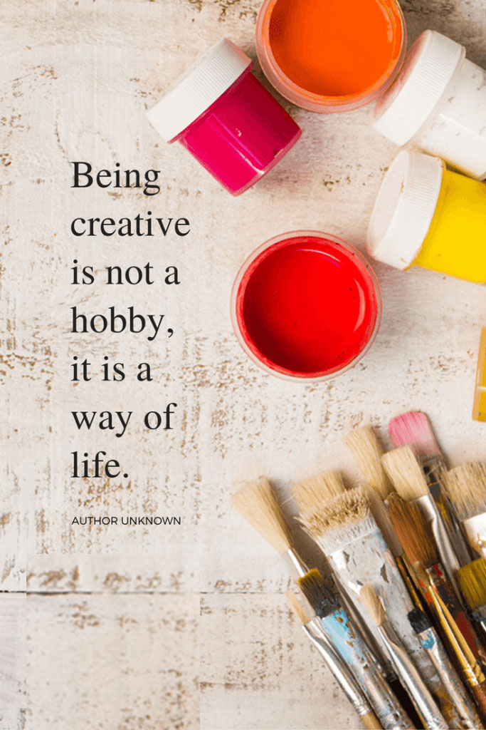Being creative is not a hobby, it is a way of life. #Quote #Art #CreativeSociety #LifeIsBeautiful #FactsMatter