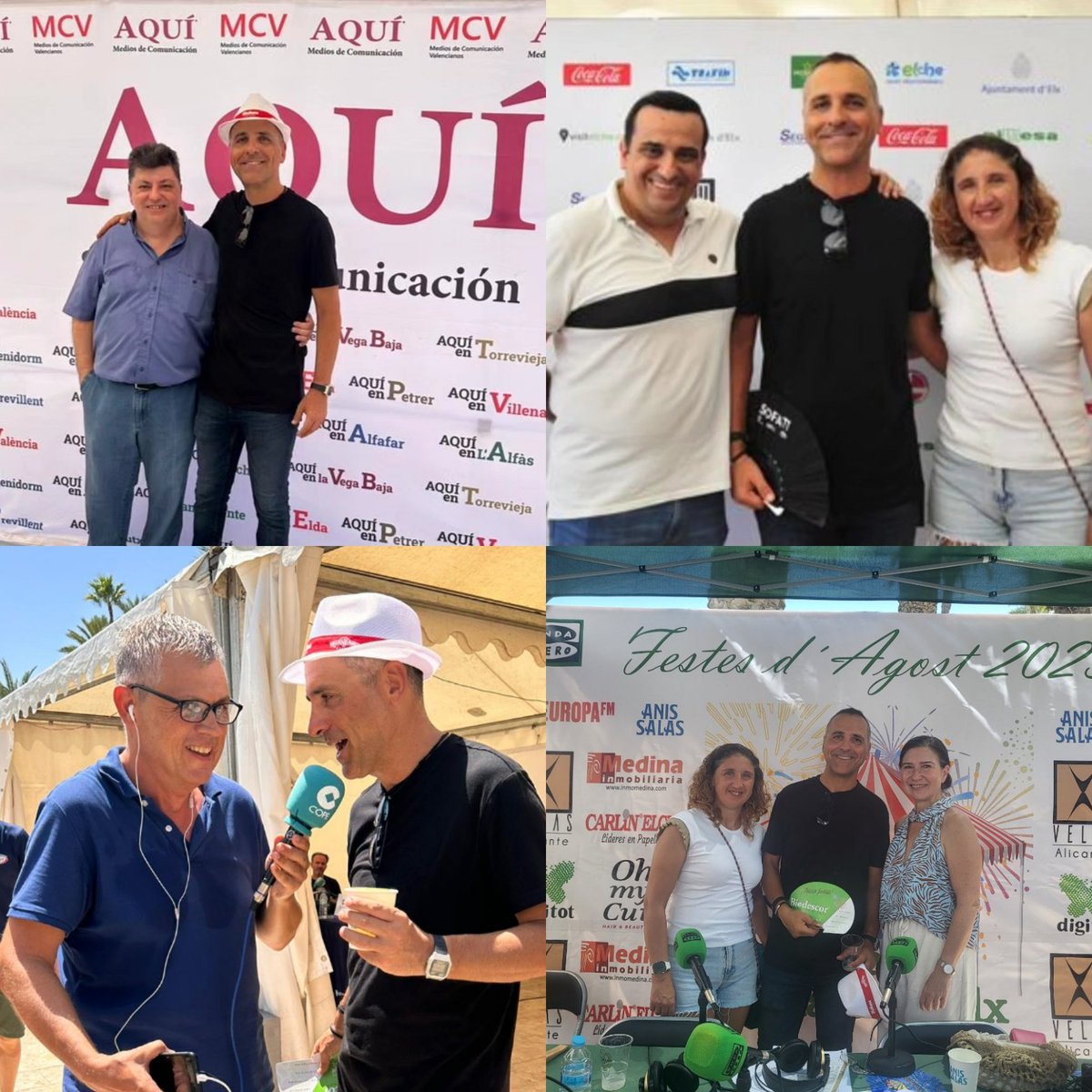 Contigo_Elche's tweet photo. ✴️✴️ @MenarguezEsther y @sanjoselx
visitaron los racós festeros de los distintos medios de comunicación #Elche #Elx #festes2023 ✨️✨️✨️ @OndaCeroElche @Inf_Elche @Aqui_Alicante @COPEElche https://t.co/vYyEVlF5Fr