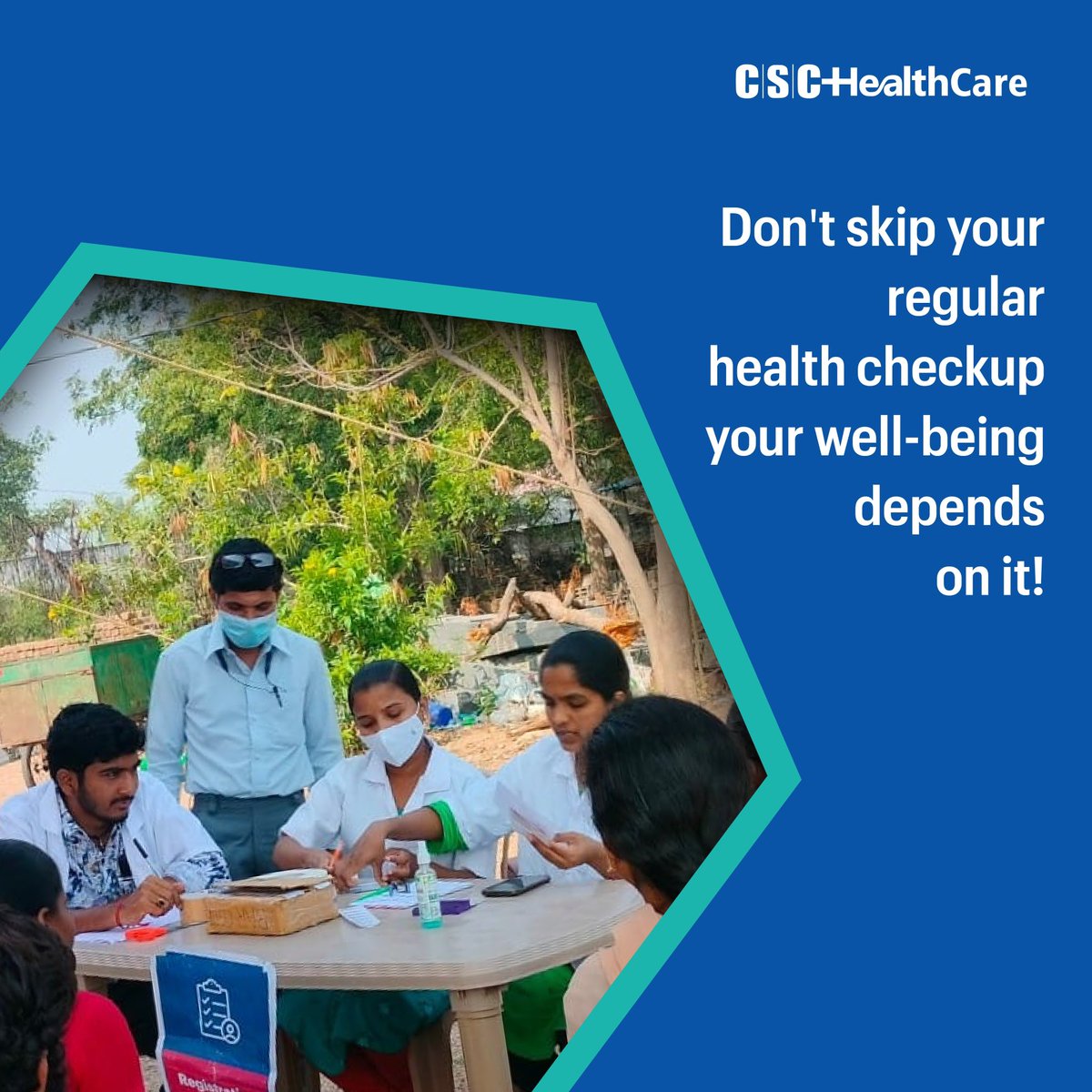 Prioritize health checkups for your well-being!
.
#ProtectYourHealth #StaySafe #DigitalIndia #DigitalSeva #cschealthcare #healthcare