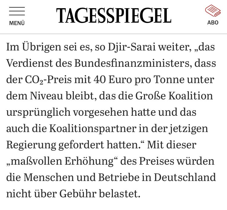 Die FDP schlägt eine umfassende CO2-Bepreisung als maßgebliche Klimamaßnahme vor.

Der FDP-Generalsekretär sagt: