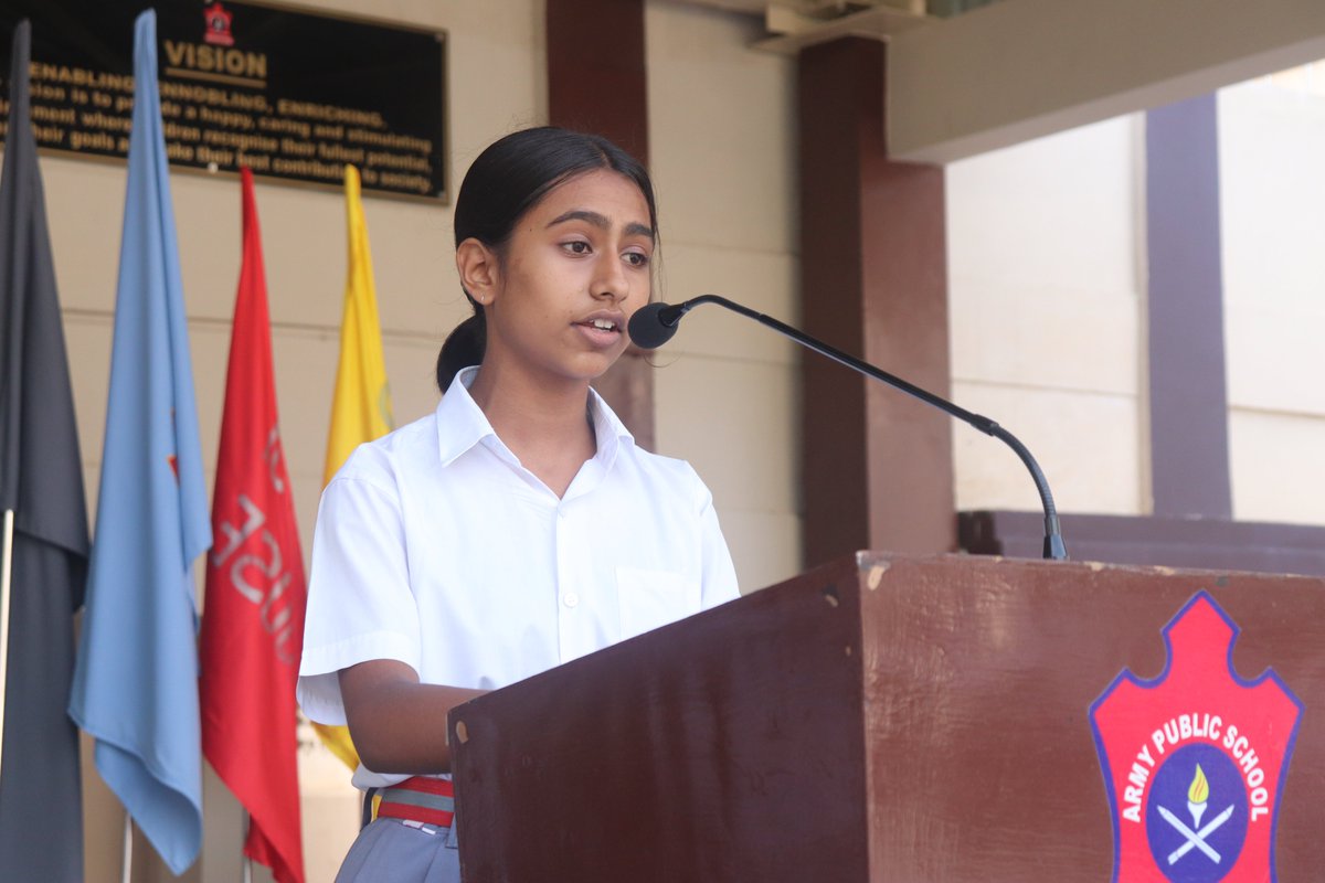 ArmyGanganagar's tweet photo. ๐๏ธ๐ APS Debate Extravaganza! ๐ฃ๏ธ๐ Engaging Inter-House Debates for classes 6-12, inspiring oratory skills. Kudos to Principal Mr. Raja Sharma! ๐๏ธ๐ #APSDebateWeek #EmpoweringOrators #APSExcellence https://t.co/WMhjLPamrZ