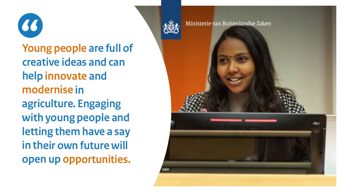 Today, on #InternationalYouthDay, Hanna Mulugeta explains why young people must have a central role in the Dutch Africa Strategy. Read the interview here ⤵️

government.nl/latest/weblogs…
 #YouthLead