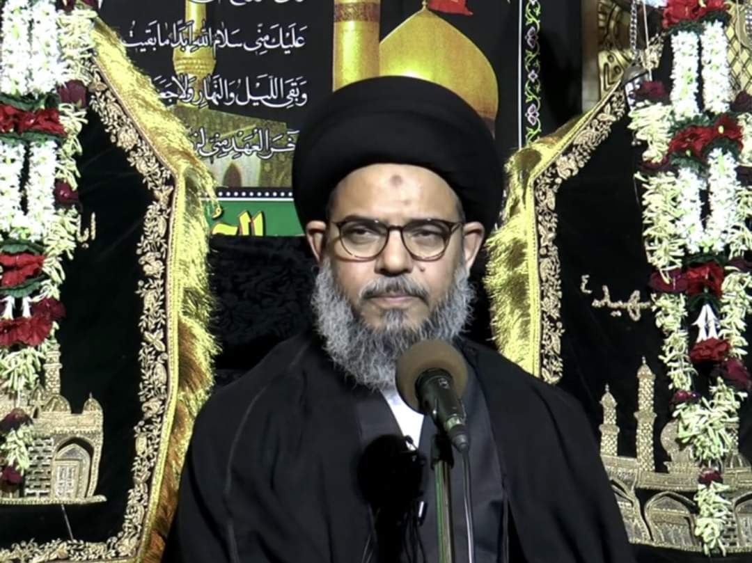 HEZBULLAH110's tweet photo. اگر رائ کے دانے کے برابر بھی دُشمنِ زہرا ؑ کے لیے نرم گوشہ ہو تو وہ جنابِ فاطمہ زہراؑ السلام علیہا کی شفاعت کی اُمید نہ رکھے۔

 آیت اللہ علامہ عقیل الغروی کا لاہور میں مجلس عزاء سے خطاب https://t.co/busVwbk28m