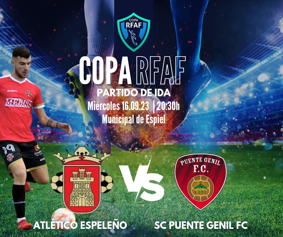 📌𝙊𝙁𝙄𝘾𝙄𝘼𝙇
#AtcoEspeleño 🆚️ <a href="/SalermPG/">Salerm Puente Genil F.C.</a>
⚽ Ida Semifinal Copa RFAF
📅 Miércoles 1️⃣6️⃣ de Agosto
🕛 20:30h
🏟  Estadio Municipal Espiel
#𝔼𝕊ℙ𝕀𝔼𝕃𝔼ℕ𝔼𝕃ℂ𝕆ℝ𝔸ℤ𝕆ℕ❤️🤍
#CopaRFAF 🇲🇨