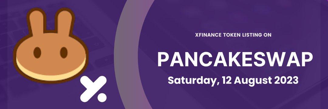 PancakeSwap is waiting... In 12 Hours from now we launch.

Xfinance to the moon. 🚀
#PancakeSwap #BSCGem #xfinance