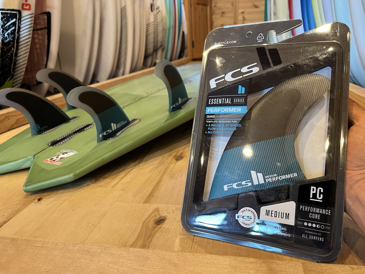 RiverVillage_S's tweet photo. FCS2 PERFORMER QUAD FIN入荷しました！
#fcs2 https://t.co/0Fzb7XJWaB