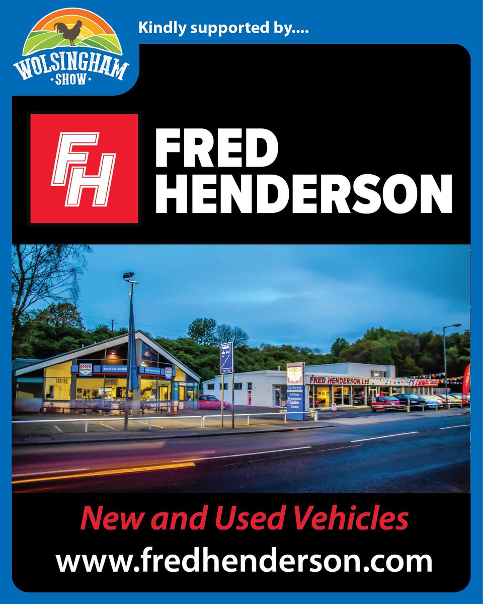 We're pleased to welcom back Fred Henderson as one of our Premier Partners. Visit their stand at the show and check out their website for a great selection of new &amp; used cars....
fredhenderson.com