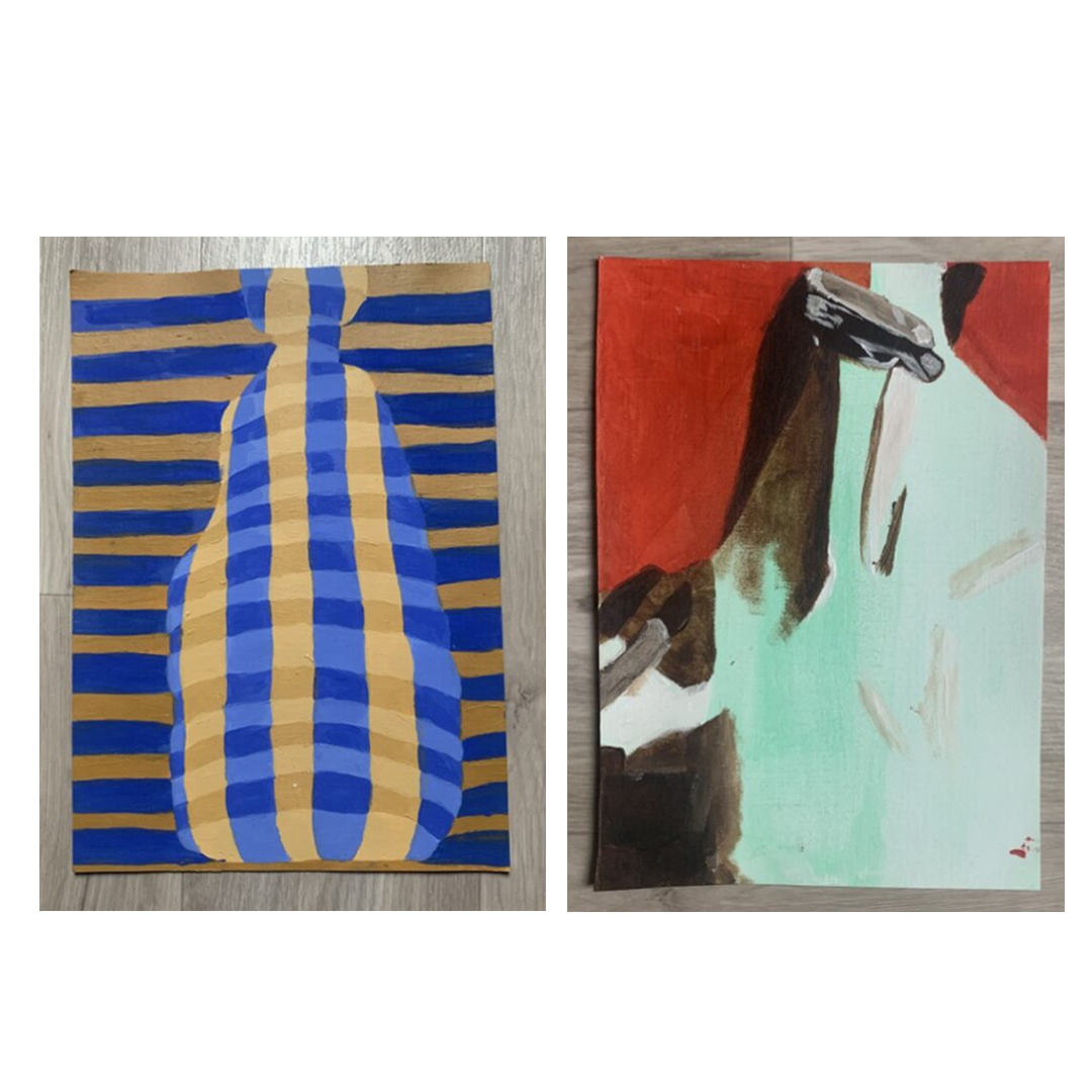 WPGSA's tweet photo. Fantastic work from our previous S6 students. The online S6 course has a few spaces left. Ideal for students to build a portfolio of work for art school. Saturday, 10am to 1pm. Email wp@gsa.ac.uk to book  . #GSA #arteducation #wideningparticipation https://t.co/O8CjFujSHe