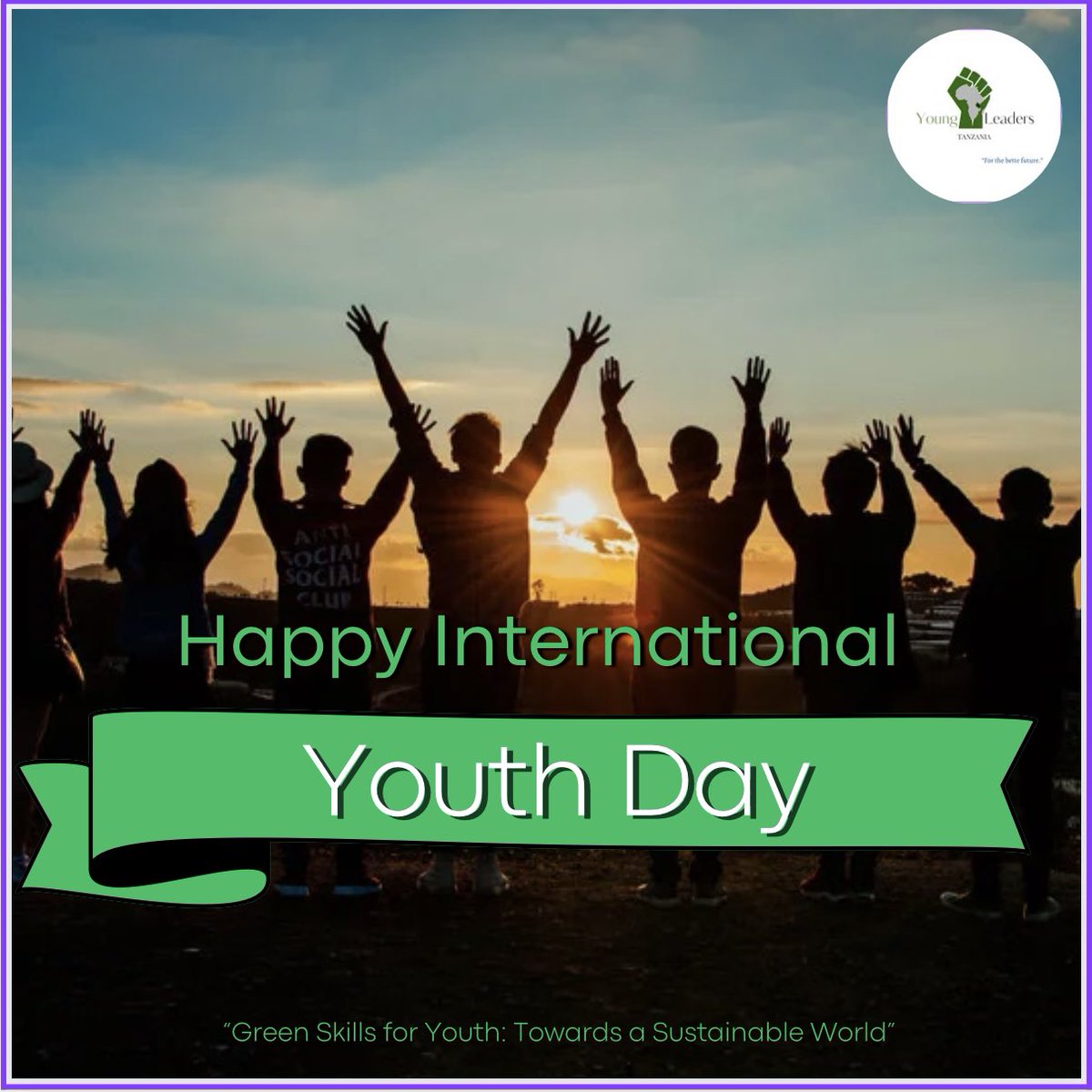 Young people need to be well-equipped with green skills so that they can better contribute to the transition to a greener future and successfully navigate this changing environment in the world of both work and life. Happy International Youth Day.! Cc: @YoungLeaders_Tz