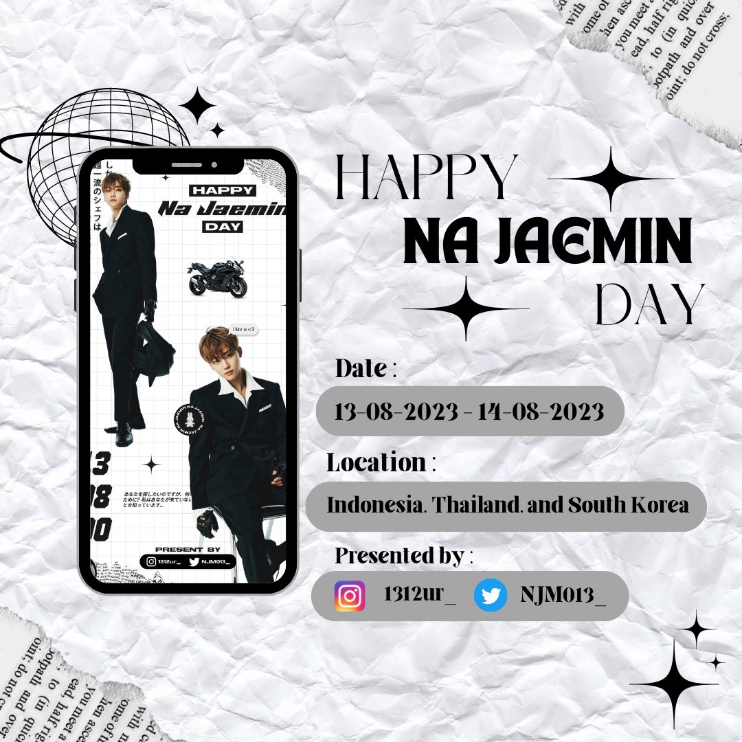 poemcana's tweet photo. ✨💗 HAPPY JAEMIN DAY ✨💗

Instagram story ads to celebrate birthday jaemin🧸🎊

🗓️ 13-08-2023 - 14-08-2023
📍 🇲🇨🇨🇷🇰🇷

If you see this ads, kindly to tag me ya!! Thank you🫶 

#NAJAEMINDAY #JAEMIN #HAPPYJAEMINDAY https://t.co/d9lAGRr6HX