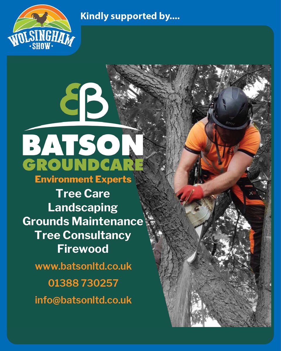 Many thanks to Premier Partner - Batson Groundcare - The Environment Experts who make sure our showground is in tip top shape for big events like the show. Check out their wide range of services available here.... batsonltd.co.uk
