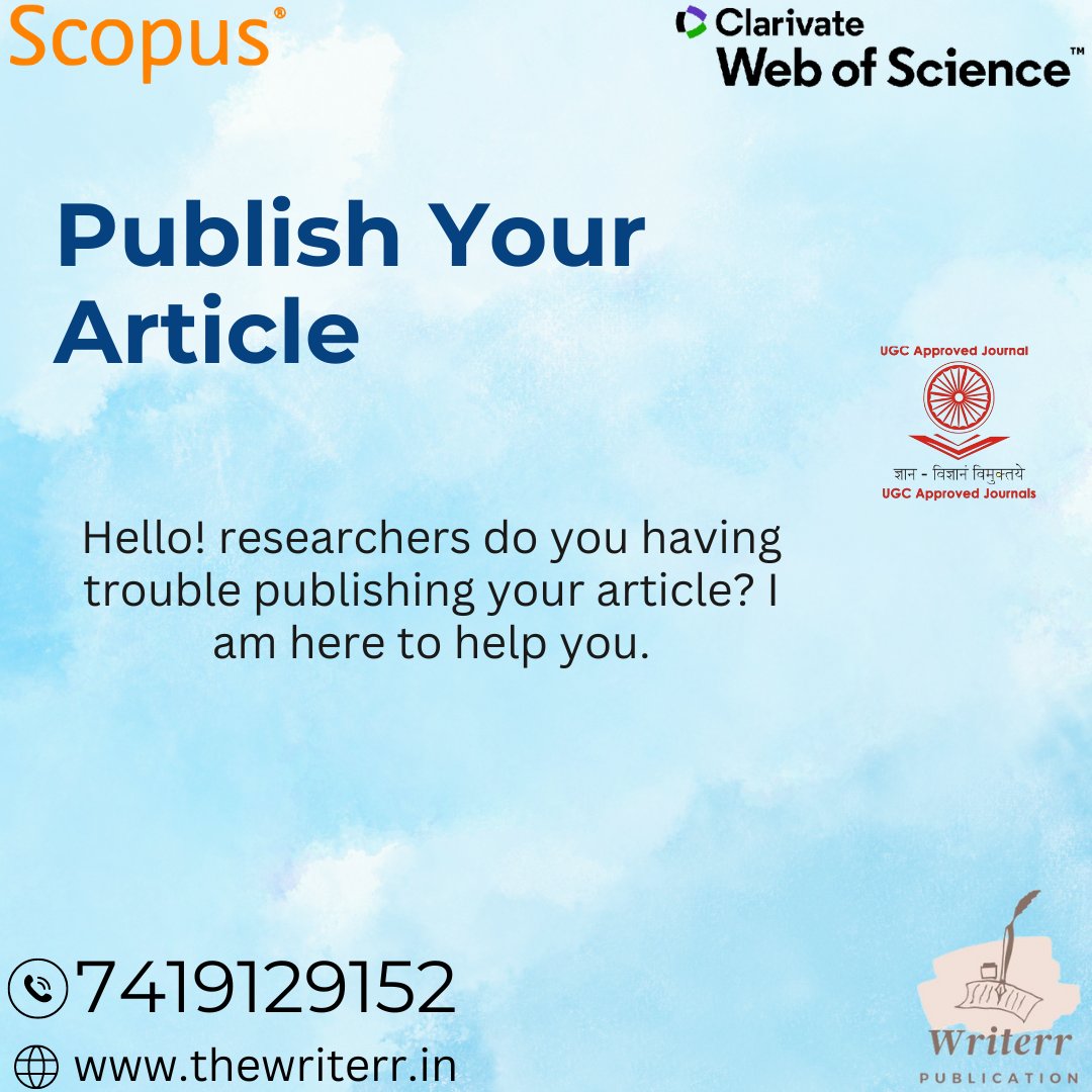 TheWriterPubli1's tweet photo. #journal #publishing #publishers #publishersofinstagram #PublicHealth #epidemiology #InternationalJournal #buyjournal #publishjournal #medicaljournal #medicalhealth #publishinghouse #publishingcompany #PublishingIndustry #nursing #midwifery #research #researchpaper #indexed https://t.co/tFpda6vbmM