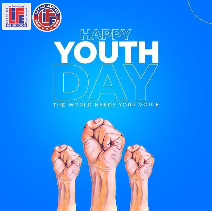 On the occasion of Youth Day, let us motivate and encourage our youth to be positive and happy in life because when the high energies of youth are focused into the right direction, there are brighter chances to progress.

Wishing you all a very happy YOUTH DAY!

 #12thAugust