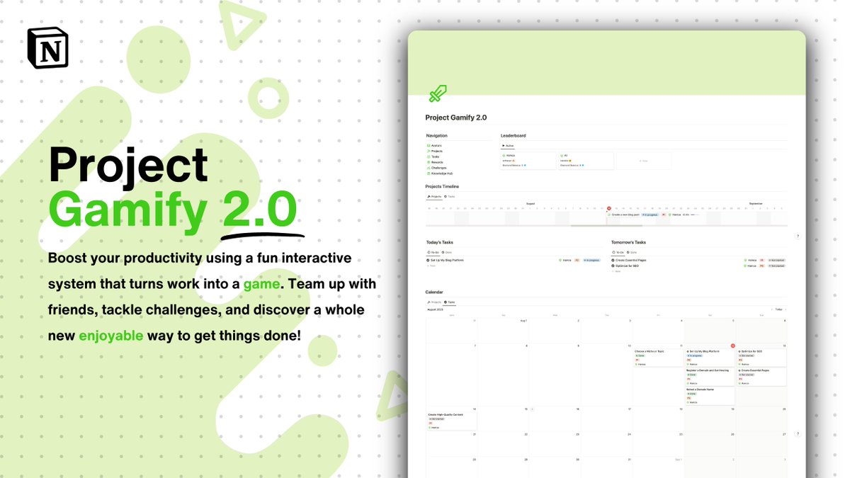 Project Gamify 2.0 is here!

New updated and improved version.

How to get it:
• Follow (for DM access)
• RT this post
• Like + Comment "DM"

It's free for just 48 hours! ⏳