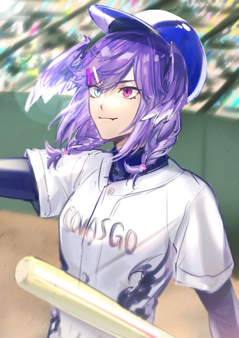 「野球 髪飾り」のTwitter画像/イラスト(新着)