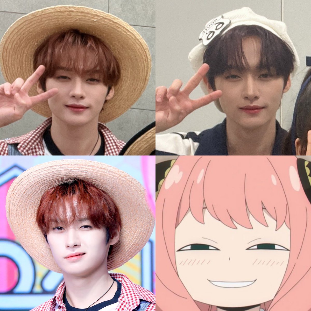 mc leeknow and his new ᵔ ᵕ ᵔ anya smile!