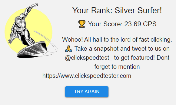 Click Speed Tester (@clickspeedtest_) / X