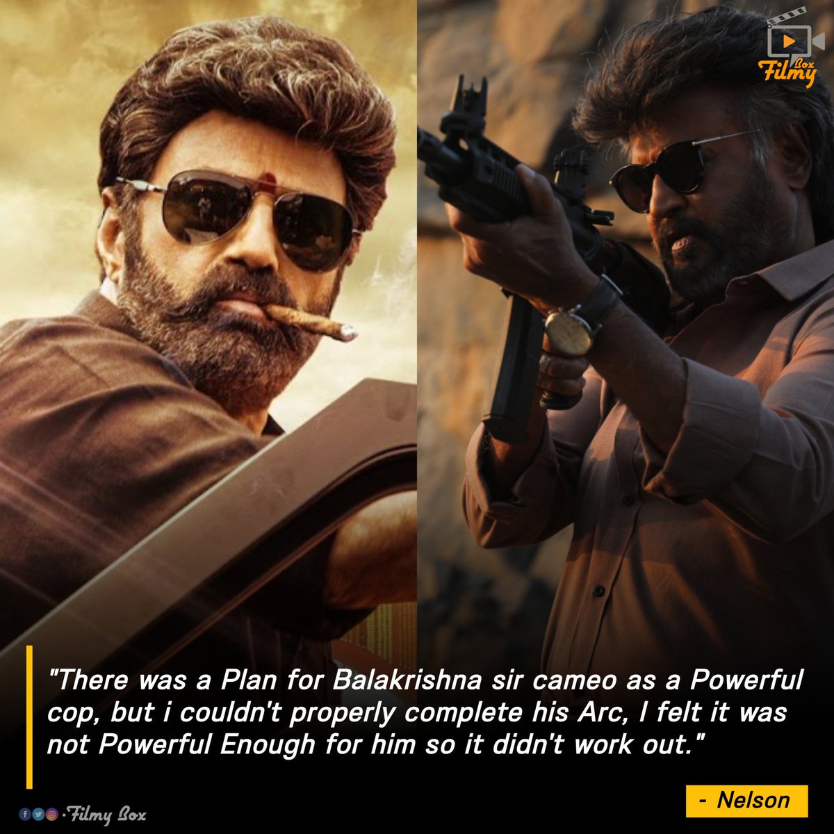 _filmybox_'s tweet photo. #Jailer #NandamuriBalakrishna #Balayya #SuperStarRajinikanth #Nelsondilipkumar #FilmyBox https://t.co/UL0PTww0sk