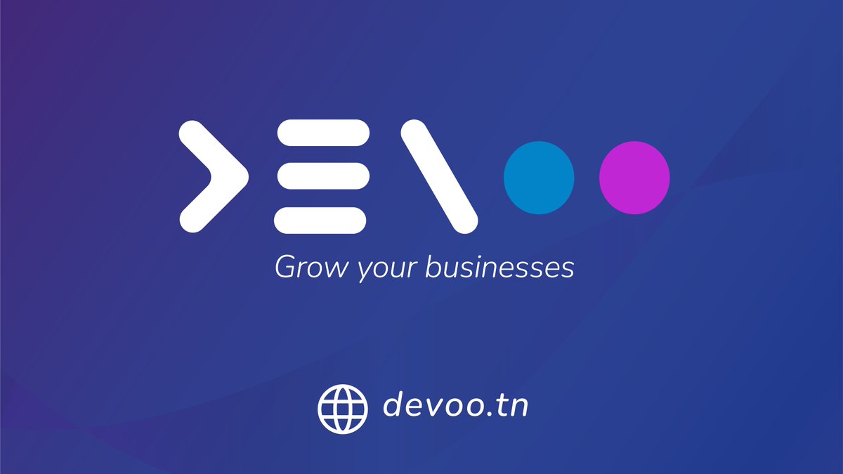 devootn's tweet photo. 🚀Découvrez des solutions en IT sur mesure avec Devoo! 💡💻Nous créons des expériences numériques exceptionnelles pour propulser votre entreprise vers de nouveaux sommets. 🌟Contactez-nous dès maintenant pour un succès digital garanti.🌐📈#business #startup #digital https://t.co/ihTrqmFogv