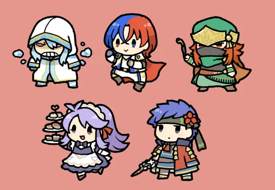最近(ここ数ヶ月のこと)来た英雄の絵かいた 