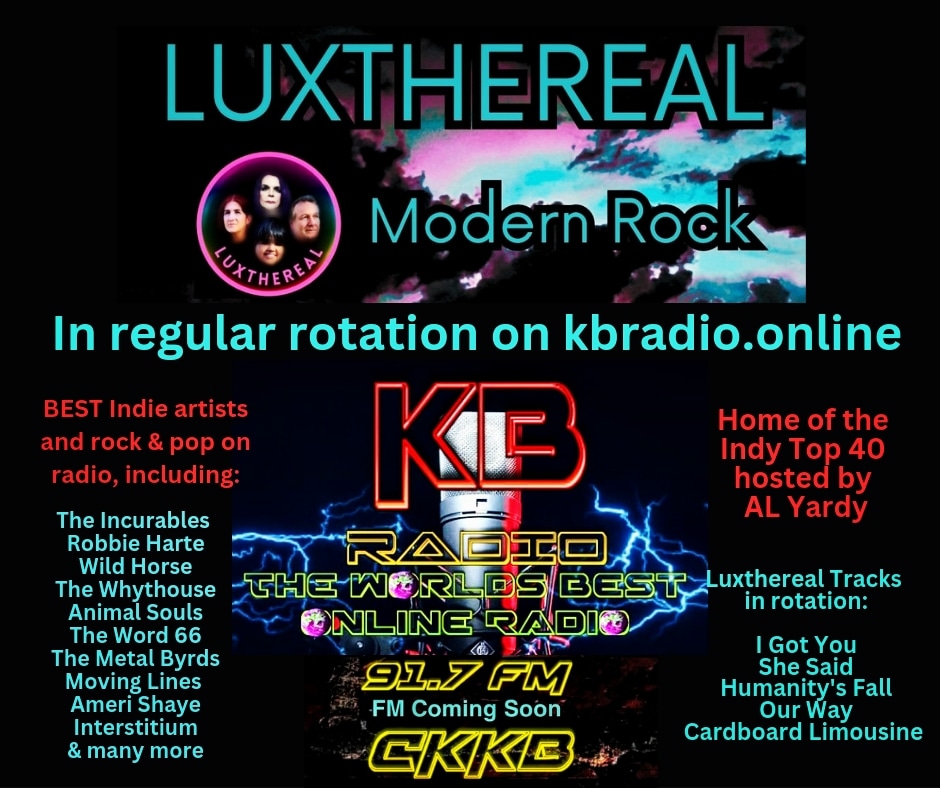 luxthereal1's tweet photo. KB RADIO has a NEW "X" account! Please follow @KBRadio_CKKB 

#share @luxthereal1 @TheWhythouse @TheIncurablesMI @movinglinesband @AmeriShaye @TWord66 @InterstitiumAu @RodSavage13 @LorenzaWildcard @theshrubs3 @PapaSatch @ForgeHounds @thestops @TheMetalByrds @jwparismusic 
#music https://t.co/4PdGqP15oV