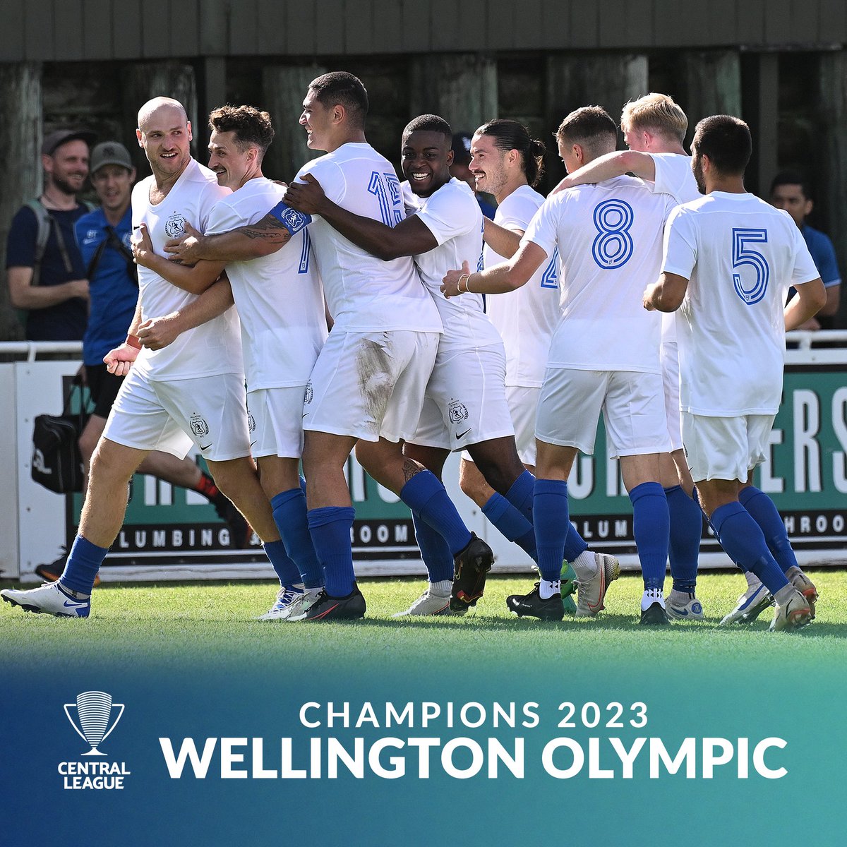Congratulations to <a href="/WgtnOlympic/">Wellington Olympic AFC</a>, Central League Champions 2023 🏆