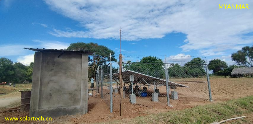 From June to July 2023, construction and installation of solar water pumping systems in 20 villages funded by UNDP were completed in Myingyan and Nyaung U counties in central Myanmar. #Myanmar #solarvillagewatersupply #solarwaterpumpingsystem