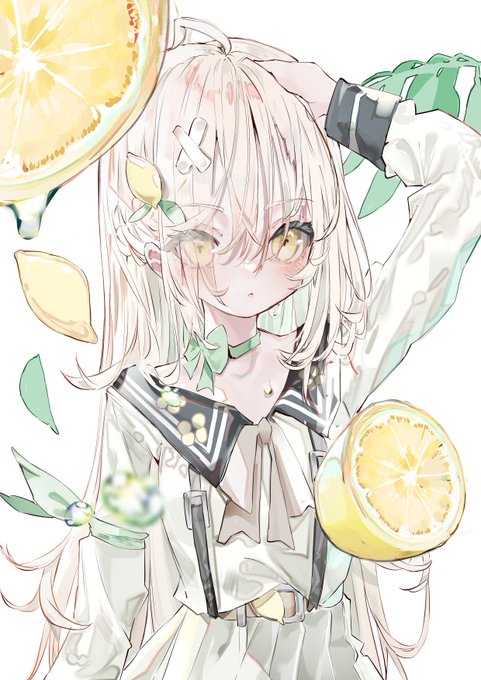 「髪飾り レモン」のTwitter画像/イラスト(新着)｜2ページ目