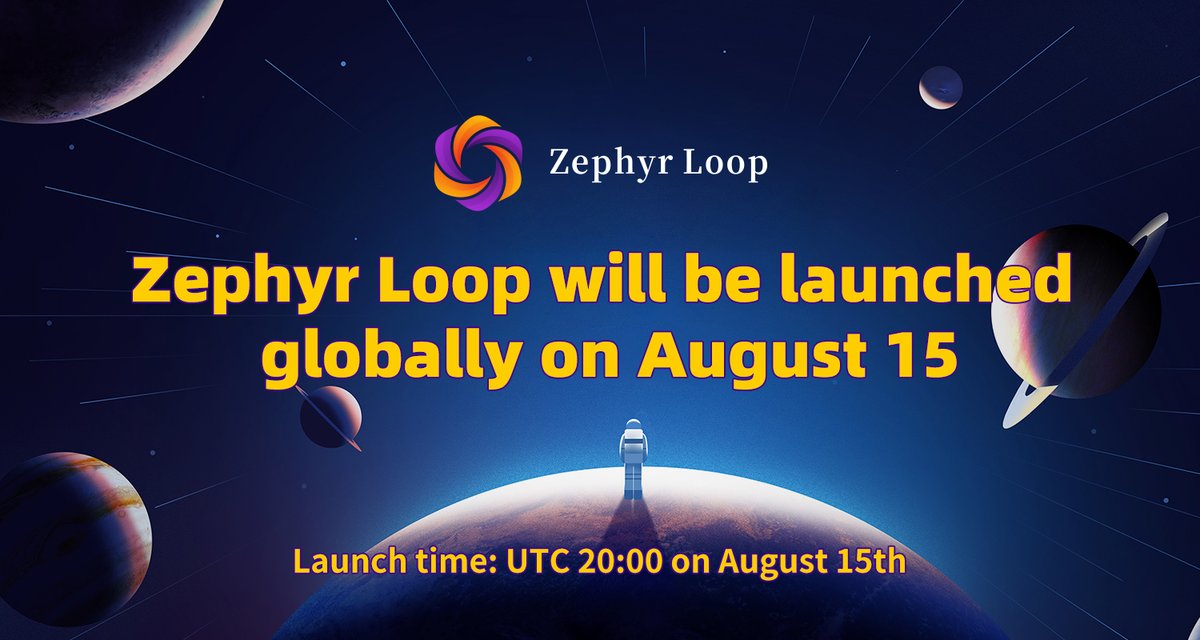 ZtechHero's tweet photo. 📄🚀Mark Your Calendars:
Zephyr Loop Launching on August 15th!
Join us in shaping the future of the metaverse through DEFI governance. 🚀🌌
#ZephyrLoop #DEFI #Metaverse #Launchpad https://t.co/MC1tsWHb5j