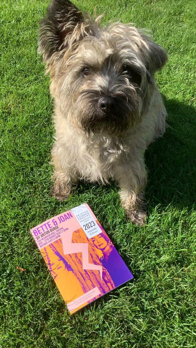 FFrintonTheatre's tweet photo. It’s the last to performances today of @FrintonTheatre #BetteandJoan by @AntonBurge1 with #GretaScacchi and #FelicityDean Directed by @emmyfilby
Tickets available online https://t.co/SzjMAQCRym
#Petswithprogrammes
#Cairns #FrintonOnSea #RepertoryTheatre #Frinton #Essex https://t.co/JL8nYCIxKF