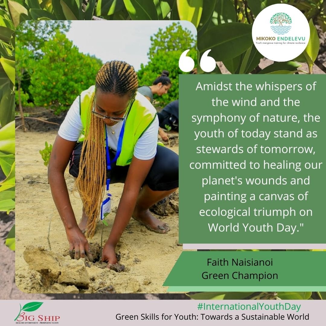 Meet our Mikoko Endelevu trainees as they share insights for #internationalyouthday 2023 with theme focusing on Green skills for youth towards a sustainable world. 

#youth #greenskills #GoGreen