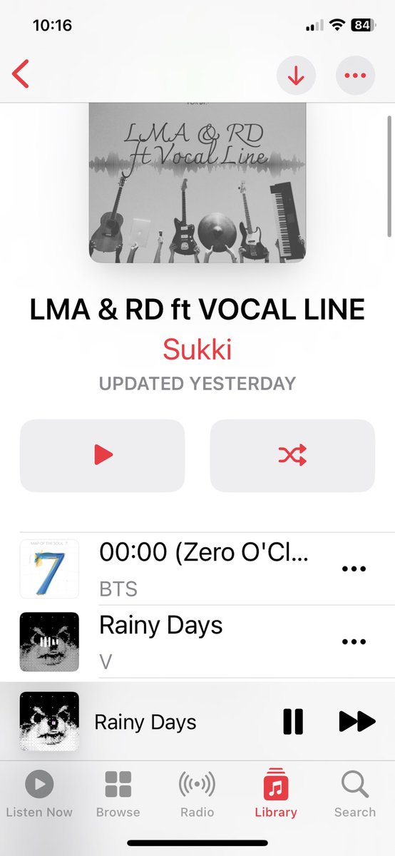 Buenos días gente, espero que al igual que yo, no hayáis soltado el stream! 

 #LoveMeAgain #RainyDays #V #V_Layover