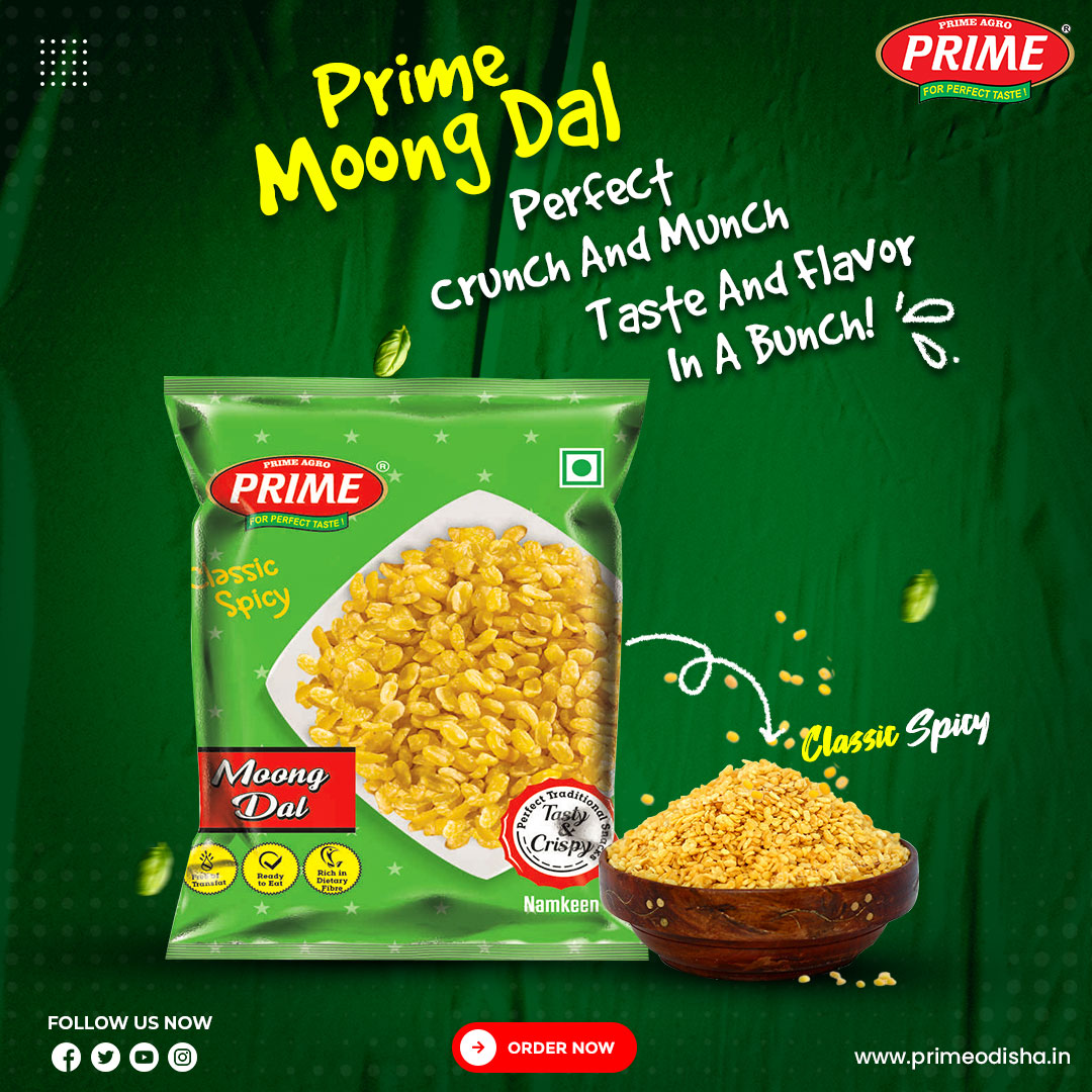 primeagroodisha's tweet photo. From sunrise to sunset, our #PrimeMoongDal keeps the cravings at bay. Embrace the overflowing goodness and let the snacking joy flow!
Buy Now - https://t.co/QHZ5AKEzHR
#moongdalmagic #primenamkeens #primemasala #primefoodproducts #primeodisha #primefoods #primeagrofood https://t.co/3MfJJ8mFnn