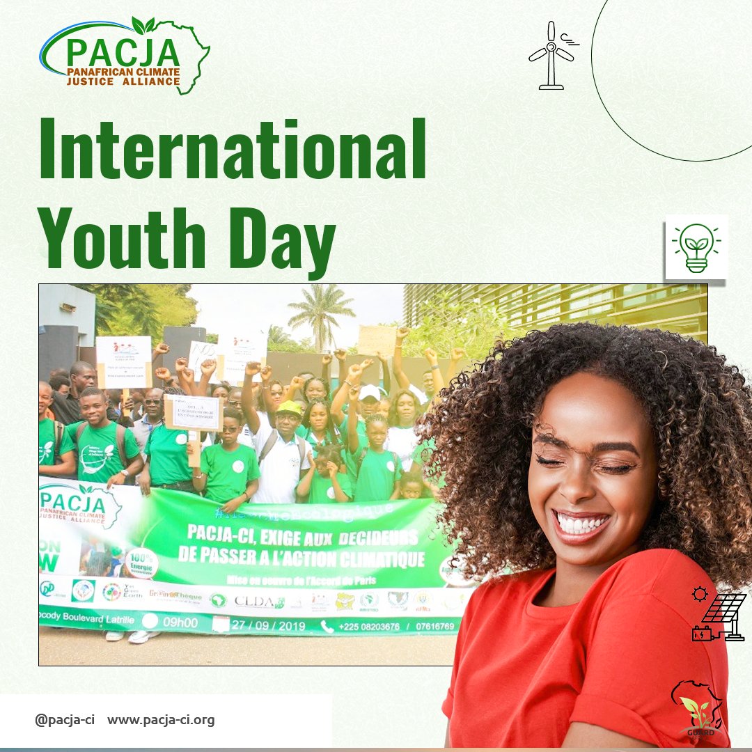 We, the youth.

We are the generation that has the power to change the world.

Let's get involved in the fight against climate change and be role models for others.

#ClimateChange
#Youth
#Future <a href="/PACJA1/">PACJA</a>