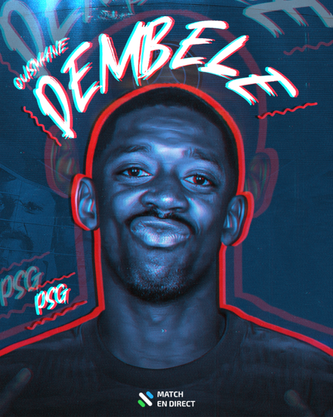 MatchEnDirectFr's tweet photo. 🚨 Ousmane Dembélé au PSG, c'est officiel ! https://t.co/LG692LgWbG