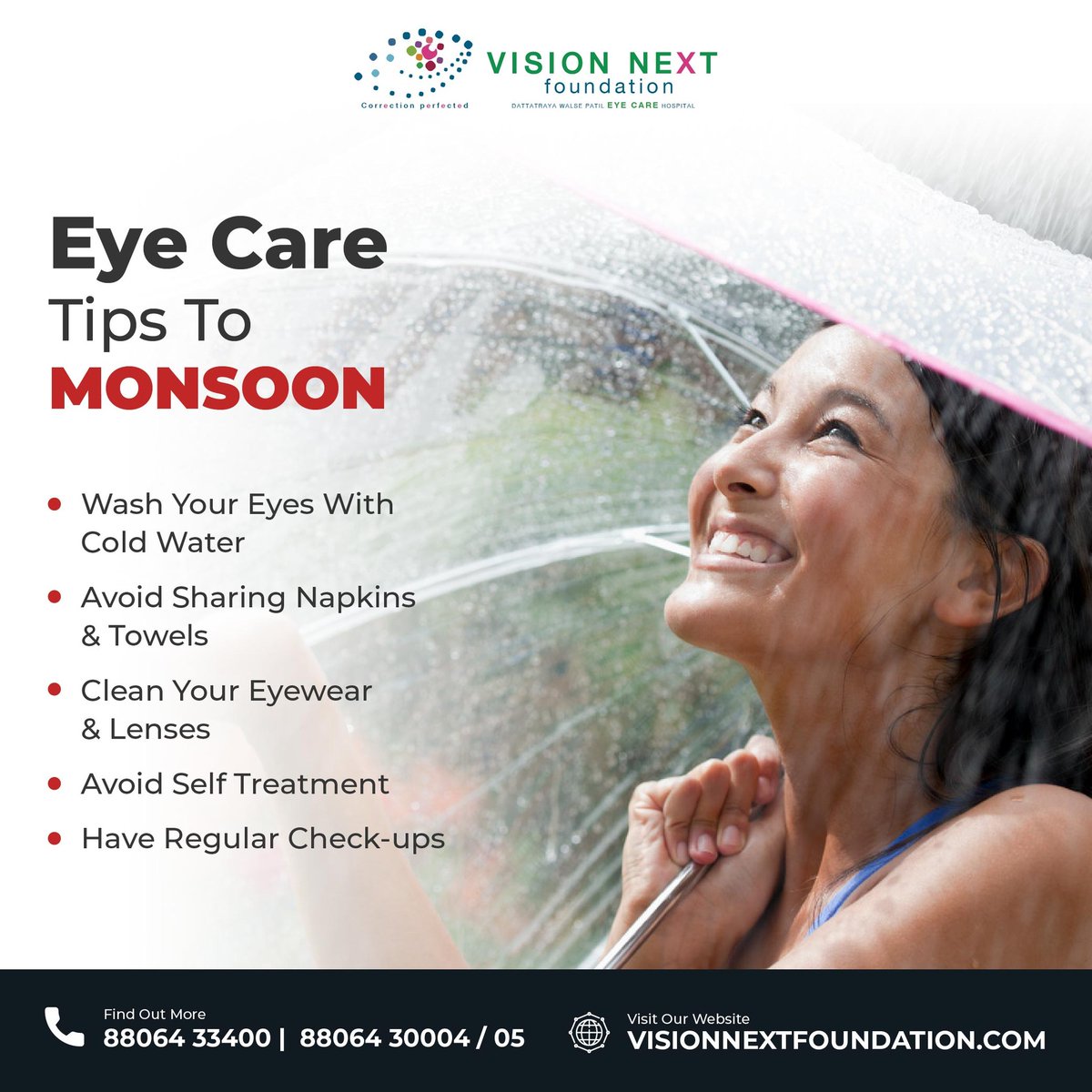If you wake up to puffy, red eyes or itchiness then the chances are you could be infected with vision-related problems. As it is called, prevention is better than cure
visit visionnextfoundation.com / 806430004 #visionnextfoundation #Pune #eyespecialist #eyecare