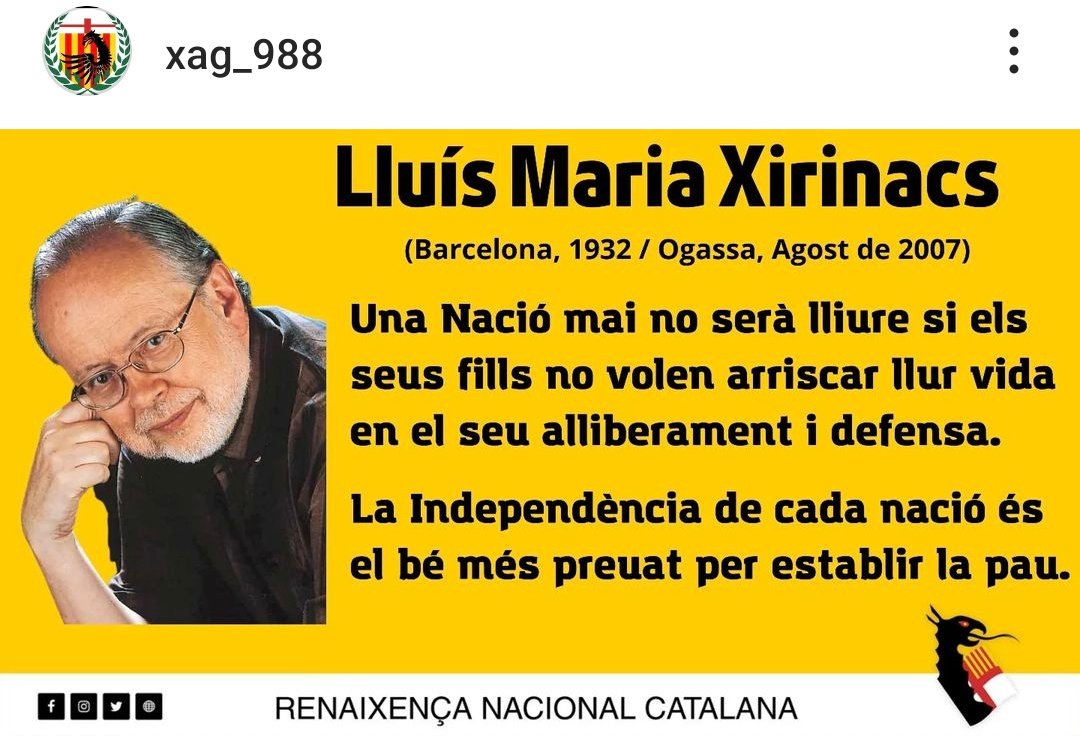 Quanta raó tenia i segueix tenint! Llegiu o rellegir el seu llibre 'La traïció dels liders' segueix vigent! Gràcies per tot des d'on siguis