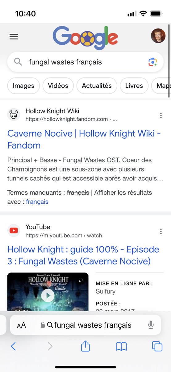 gui17aume's tweet photo. Google 1 – ChatGPT 0 ☝️
#hollowknight https://t.co/kzKRPwLNzE