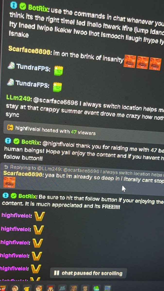 PlAtInUmKiCkS_1's tweet image. We had a 28 hr banger! Appreciate all the love for real! Back to it Sunday unless we start late Saturday! 

@Shazban3456 and @zeekeog with the gifted subs and huge raids and  @GreasyPizza93 mnstr and @highfivelol also for the huge raids!  

Thank you guys sooo much! #AllLove