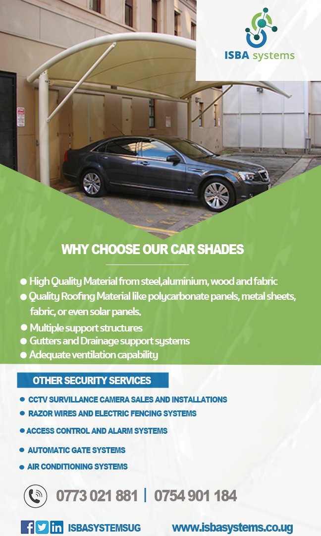 isbasystemsug's tweet photo. Installing a #CarShade by @isbasystemsug would make your car think it's on vacation😃, having a better spot than you at the beach!
🤙0773 021 881 / 0754 901 184, let your car feel the cool breeze with our magic.
🏖️🚗 #IsbaSystemsUg #CarShadeGoals #IsbaSystemugMagic https://t.co/ufWI35inOh