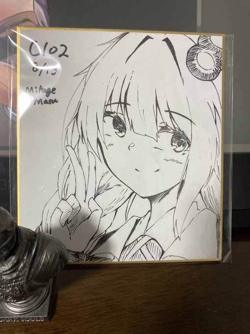 色紙描きました!
ゆかりさんも描きたいけど時間が足りない! 