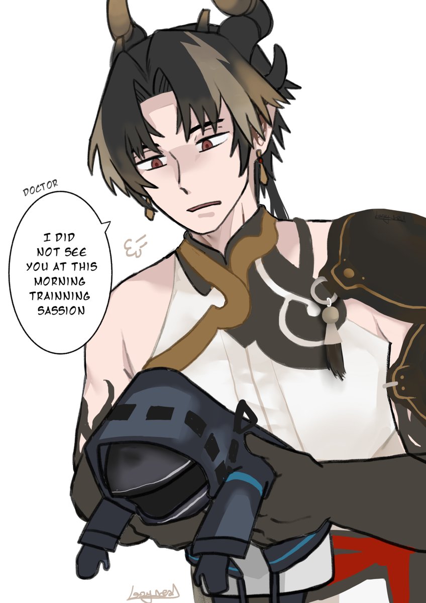 LezyReal's tweet photo. uncle🐲 #アークナイツ
#Arknights 
#chongyue https://t.co/HJvttyKYL2