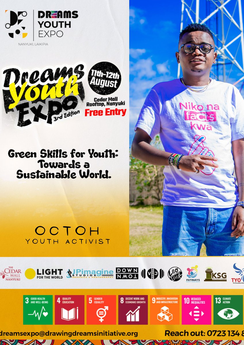Octo_kamaah's tweet photo. Join us for the #DrawingDreamsExpo, where creativity meets innovation! In celebration of International Youth Day, let's spark imagination and inspire the next generation of artists and leaders.  #InternationalYouthDay #YouthEmpowerment #TheDreamsYouthExpo https://t.co/VZb4HNFyO8