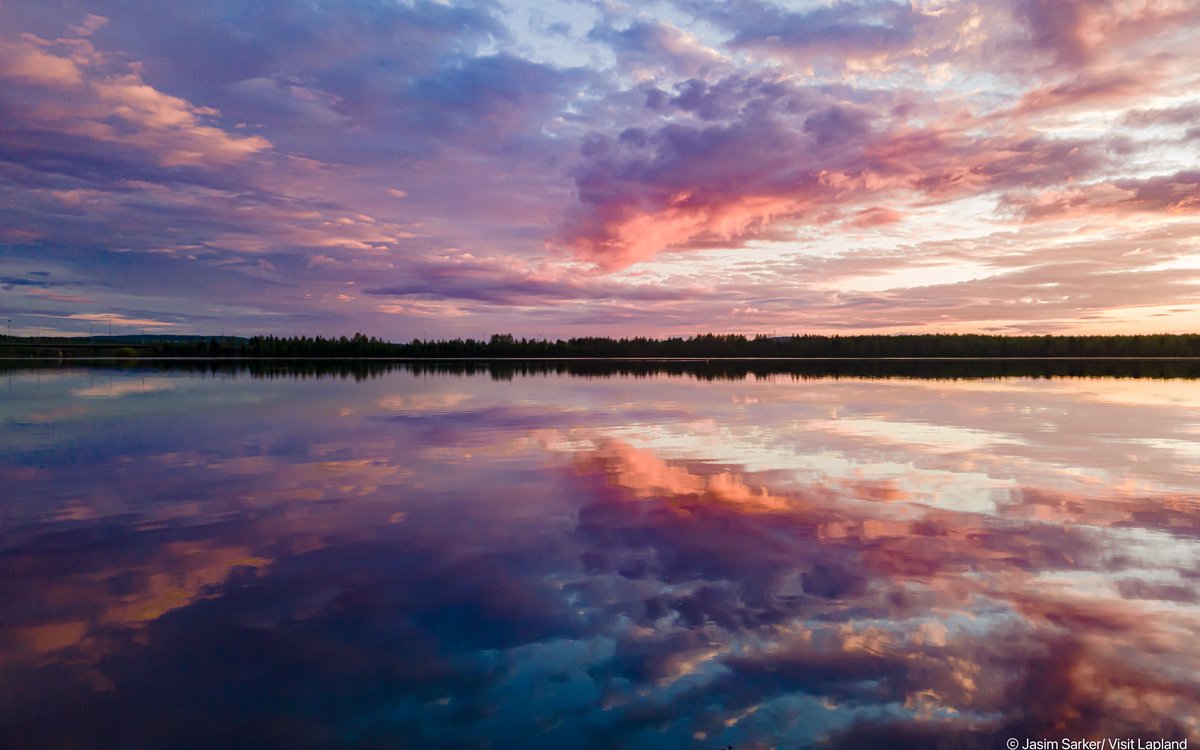 Summer sunsets. #Lapland #arcticcircle #Finland #VisitLapland