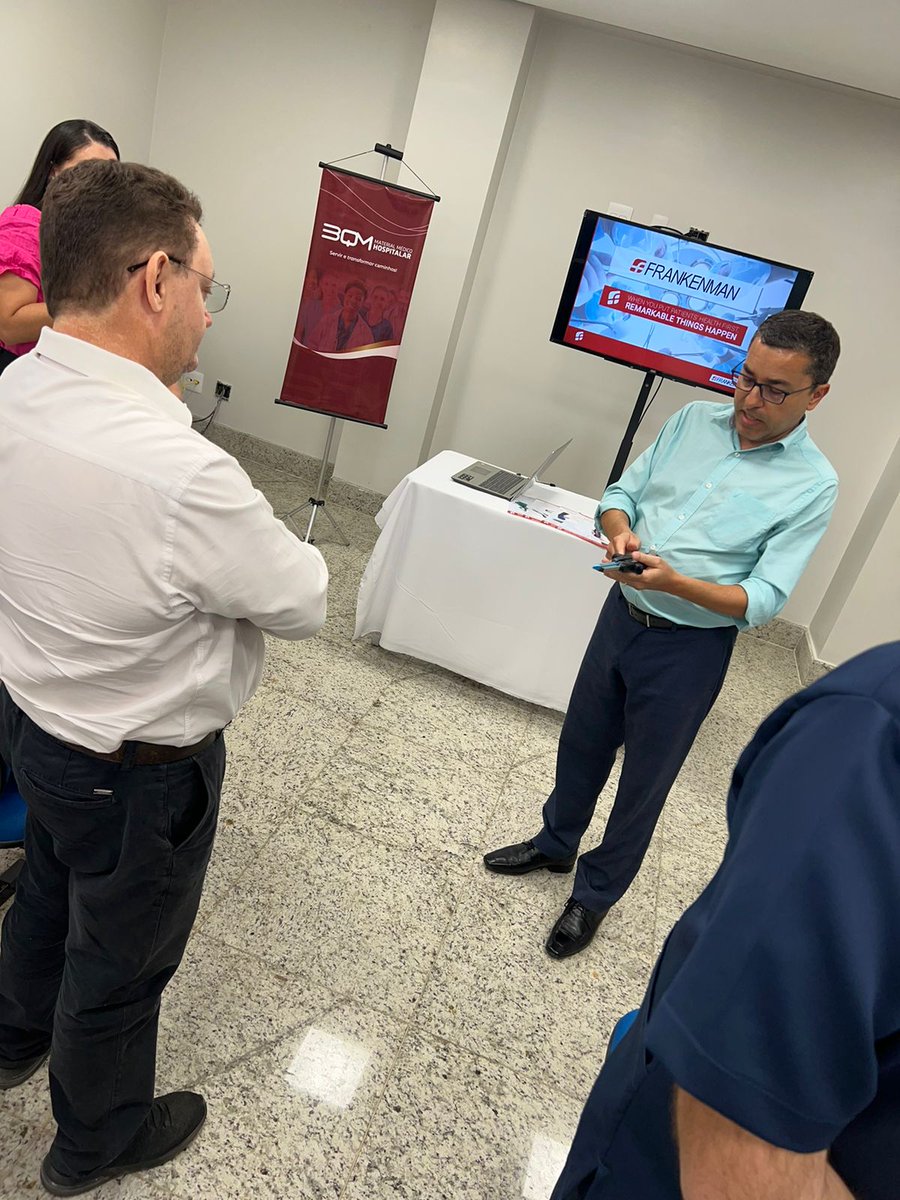frankenmangroup's tweet photo. It was great to personally meet the team of doctors, nurses and managers at Hospital São Rafael in Imperatriz, Maranhão.
There were two days of training and exchange of experiences where we had the opportunity to learn more about the excellent work done by these professionals. https://t.co/yuRBwcou0o